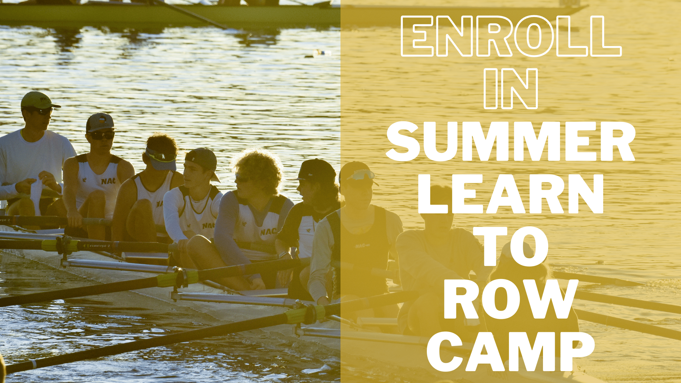 Summer Learn To Row Newport Aquatic Center Junior Men Women Summer camp
