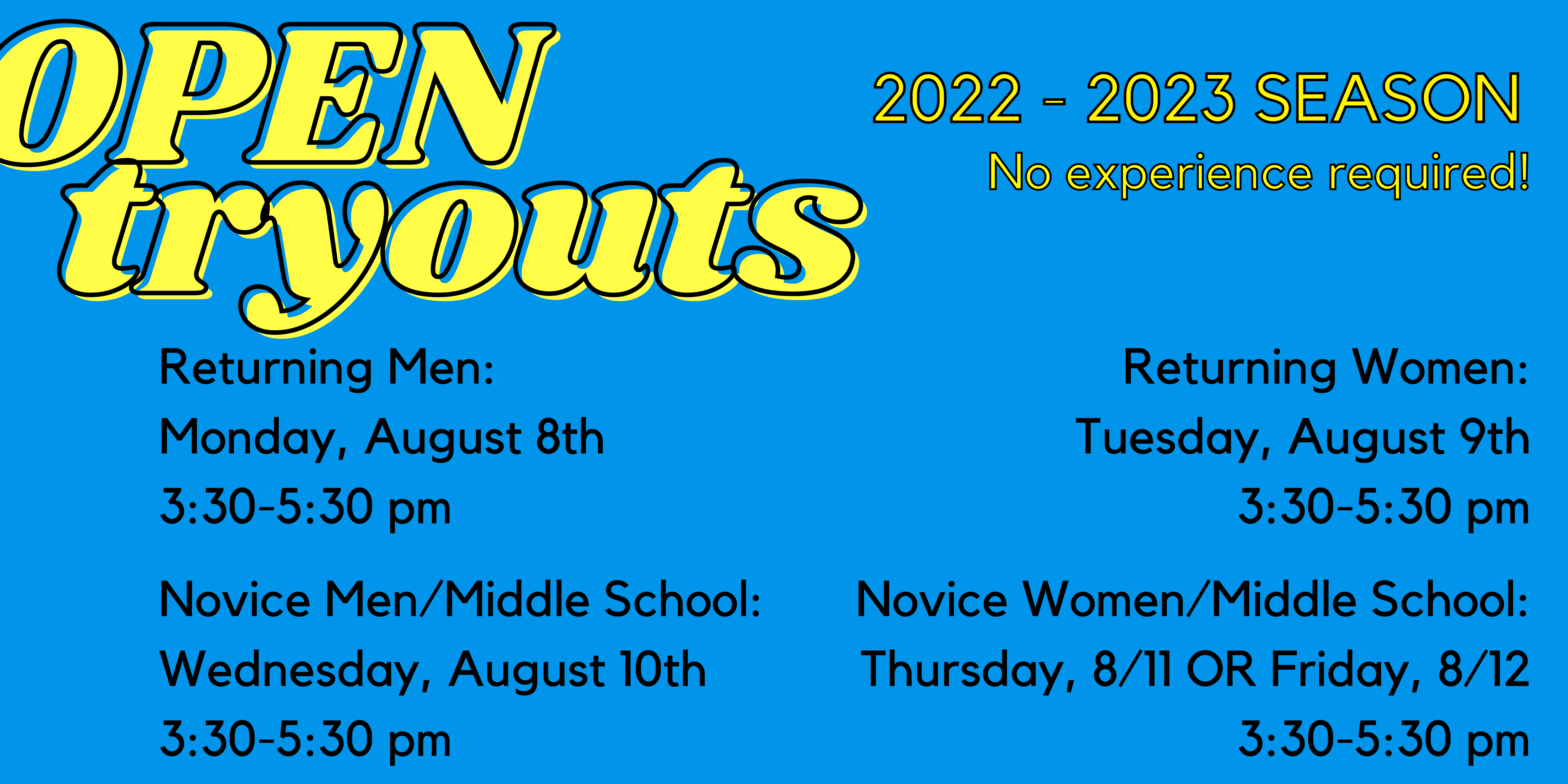 Open Tryouts Newport Aquatic Center Junior Youth Rowing 2022