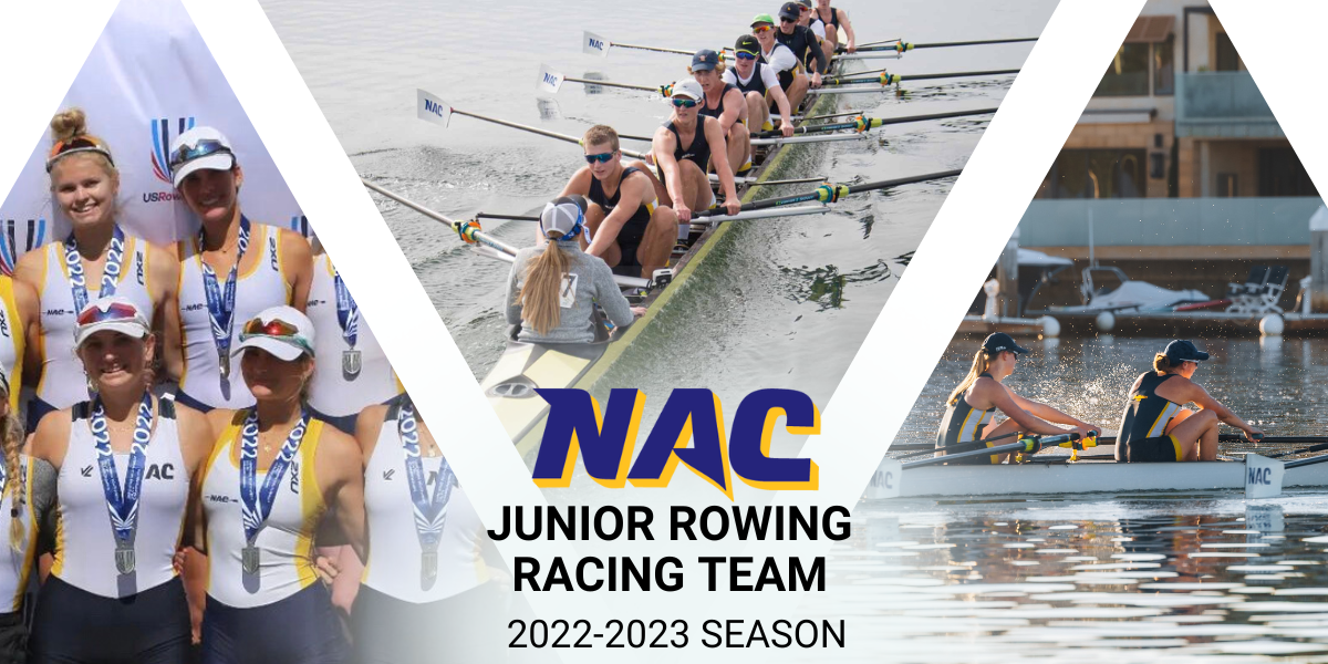 NAC Junior Rowing Racing Team 2022-2023 Season for boys and girls