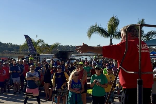 Billy giving race directions