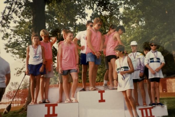 A young Sam at Junior Canoe Kayak Nationals