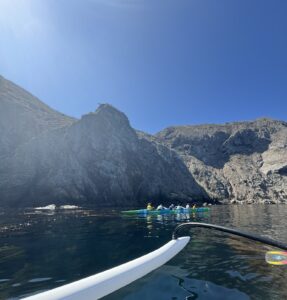 WAO Campers paddling an OC6