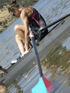 Jill Rowing at LMU