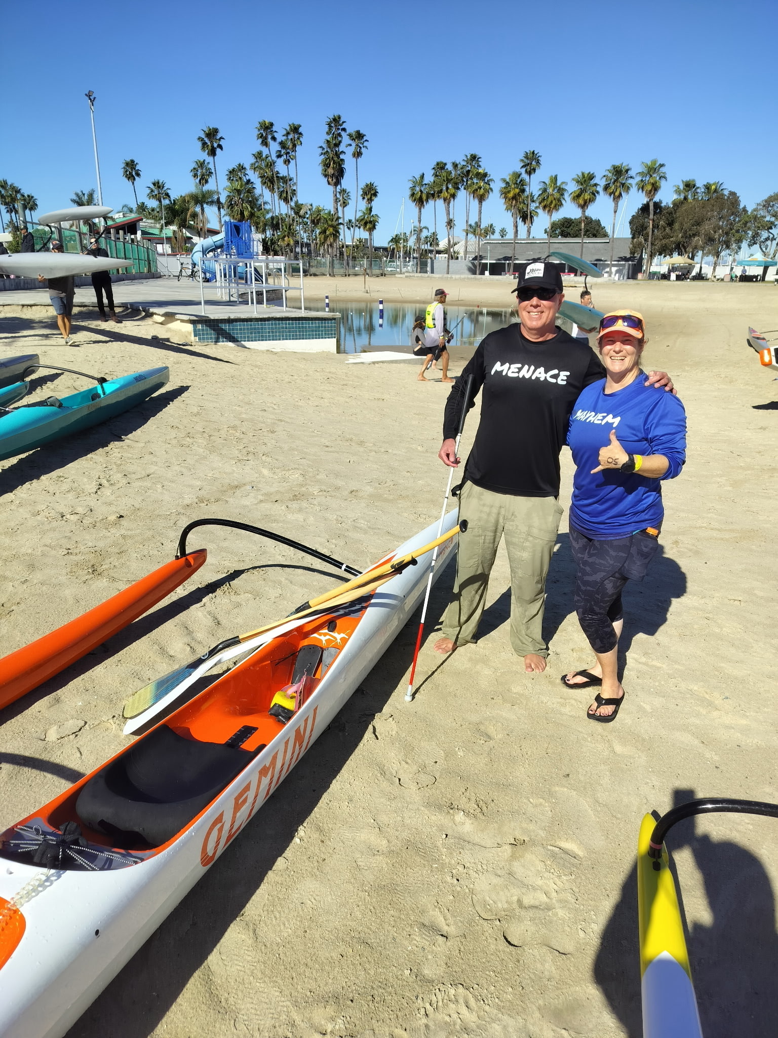 Ryan and Pilar on beach
