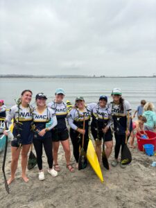 Novice women paddlers