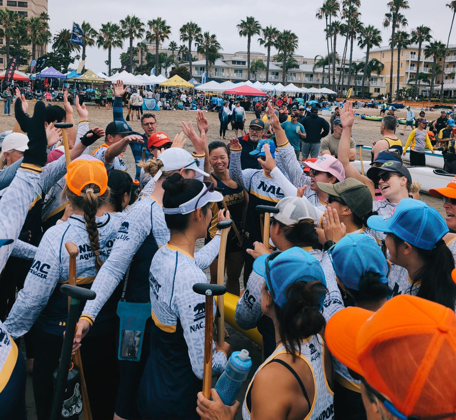 Team cheering